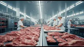 Inside The Meat Processing Plant - Inside The Food Factory | Incredible Process Worth Watching HD