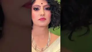 Party makeup traditionally hairstyle by Deepak Tanwar