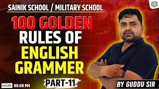 100 Golden Rules of English Grammer | Military & Sainik School Coaching #sainikschool #military