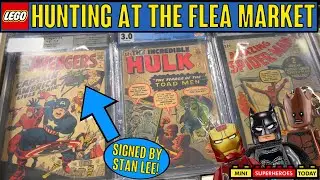 BIG LEGO Super Heroes Haul from the Flea Market! - VLOG