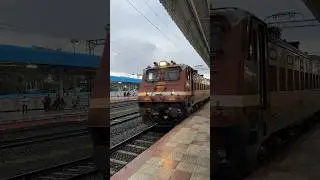 Palakol Railway Station🫶🏻#shorts #ytshorts #railwaystation #westgodavari #palakollu #train #cloud