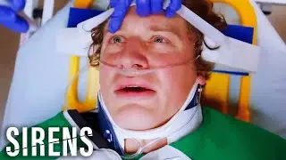 One Hit Could Kill This Teenage Hockey Player | Chicago Med | Sirens