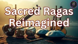 Sacred Ragas Reimagined | Sitar & Flute with Tabla, Guitar and Handpan