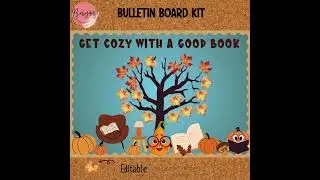 Fall Reading Bulletin Board: Autumn Classroom Decor