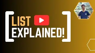 CT Week 5 - List Explained | List Example, Operations & Pseudocode| IIT Madras Online Degree