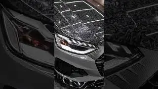 Black Forged Carbon Fiber Vinyl Wrap！