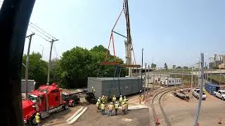 Traction Power Substation Placement Time Lapse