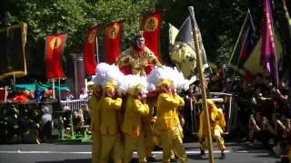 CYSM - Lion Dance and Dragon Dance Chinatown Chinese New Year Festival 2016
