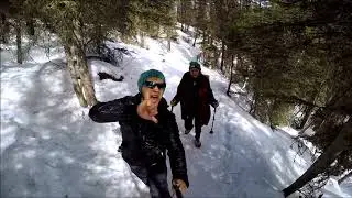 Johnston Canyon Winter Hike March 14, 2018