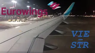 Eurowings Airbus A320 - Vienna to Stuttgart [FULL HD]