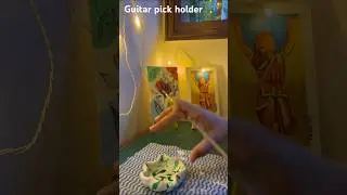 Guitar pick holder #painting #acrylicpainting #craft #guitarpick #guitar #taylorswift #art