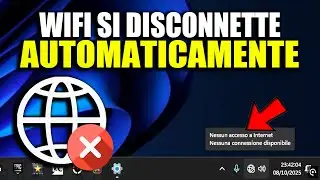WIFI si disconnette automaticamente e non viene visualizzato - COME RISOLVERE