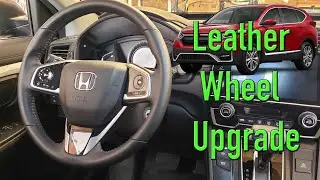 2017-2022 Honda CRV Leather Steering Wheel Upgrade