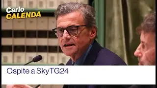 Carlo Calenda ospite a SkyTg 24