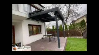 Pergola retractabila Persa / Pergola bioclimatica / Pergola aluminiu / Sunprotect