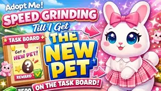Speed grinding till i get the new pet on the task bored