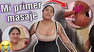 Asi reaccione a mi primer masaje post operatorio😳😰