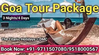 Goa 3 Nights 4 Days Tour Package | Complete Goa Trip with Sightseeing 🌴🏖️#travelreels#travelvlog 