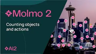 Molmo 2 | Подсчет предметов и действий
