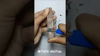 😍Thick Red Slate Bar cleaning#slatepencil #slateitems #shortvideos #diy #viral