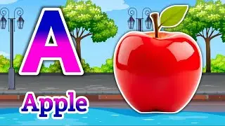 एप्पल 0016. A for Apple🍎 ABCD Rhymes Time 🐻 Baby ABC Learning | ए फॉर एप्पल | Toddler Video