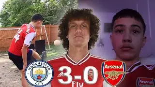 Man City vs Arsenal Football Challenges + Reactions
