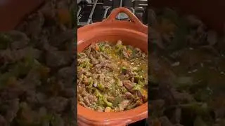 Bistec de Res con Rajas de Chile Poblano