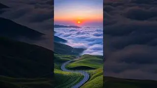 Exploring the Beauty of Nature Through AI Imagination - Sky Valley. #Skyvalley#nature#shorts#ai