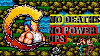 CONTRA (NES) | NO DEATHS NO POWER UPS