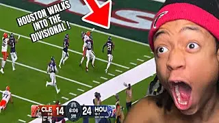 FALCONS Fan REACTS to TEXANS vs BROWNS | WILDCARD PLAYOFFS 2024