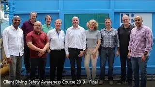 Client Diving Safety Awareness Course 2019