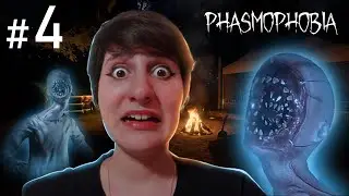 AGORA TEM DOIS FANTASMAS! - PHASMOPHOBIA COM OS AMIGOS - PARTE #4