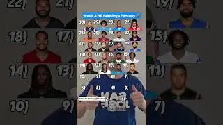 Fantasy Football RB Rankings Week 3#nflcontent #fantasyfootball #fantasyfootballrankings