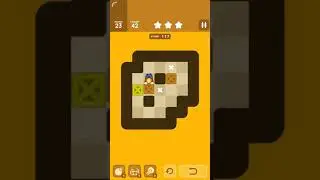 Push maze puzzle 117 -3star