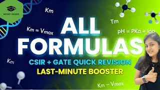 100+ Must-Know Formulas for CSIR NET & GATE | Last-Minute Booster 🚀