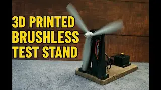 DIY 3D Printed Brushless Motor Test Stand &ndash; Build & Test!