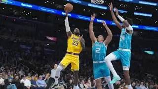 Lebron James and Lakers lose to LaMelo Ball and the Hornets!? #basketball #nba 