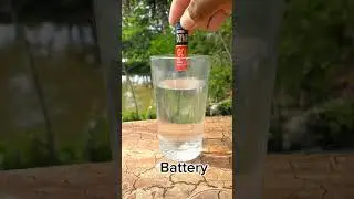 Simple Science experiment। Salt water + Battery experiment