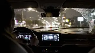 Boring Night Rain Driving - Dark Screen Rain on Car for Quick Sleep