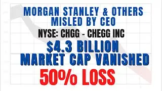 50% Stock Loss Chegg Stock News ($CHGG) CHGG Stock News | Chegg Inc Lawsuit Securities Class Action