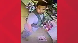 Temple robbery suspect on the run