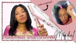 🤍 PRANCHA WHITE ROSE MONDIAL APÓS 5 MESES DE USO! #chapinha #mondial #whiterose