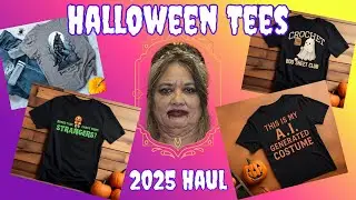 Halloween T-Shirt Haul 2025 👻 Amazon, Redbubble & TeePublic Finds
