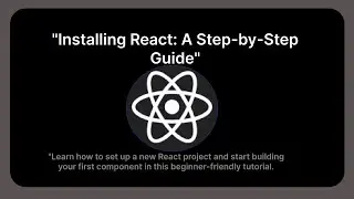 How to create react project