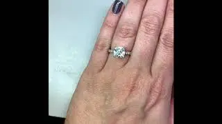2.67ct E VVS1 August Vintage cushion Amore Gem