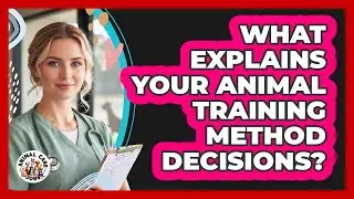 What Explains Your Animal Training Method Decisions?