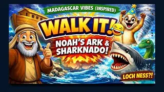 WALK IT! 😂 | Madagascar &ldquo;I Like To Move It&rdquo; Inspired Bible Parody (Noah + Sharknado + Loch Ness)