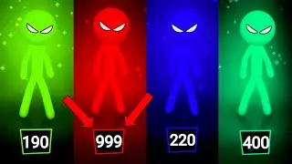 Stickman Party - Tournament Mode 123 4 Players Random - MiniGames Gameplay