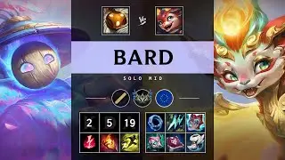 Bard Mid vs Smolder - EUW Challenger Patch 25.15