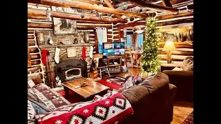 Rustic Rest Log Cabin (Poconos) Interior Tour (December 2025)